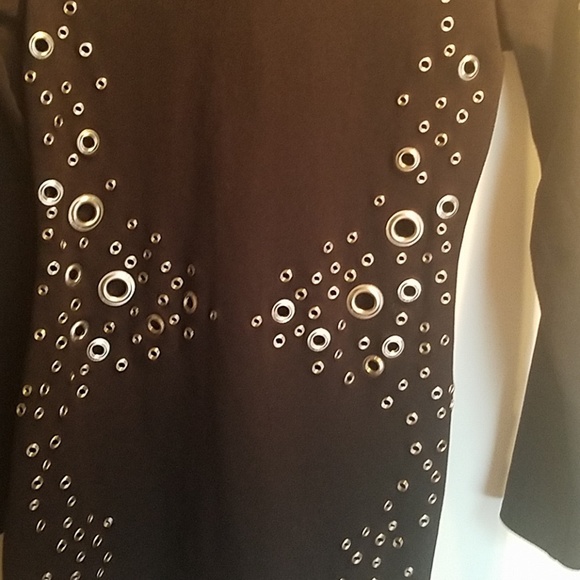 Black Gromet Dress - Picture 3 of 4